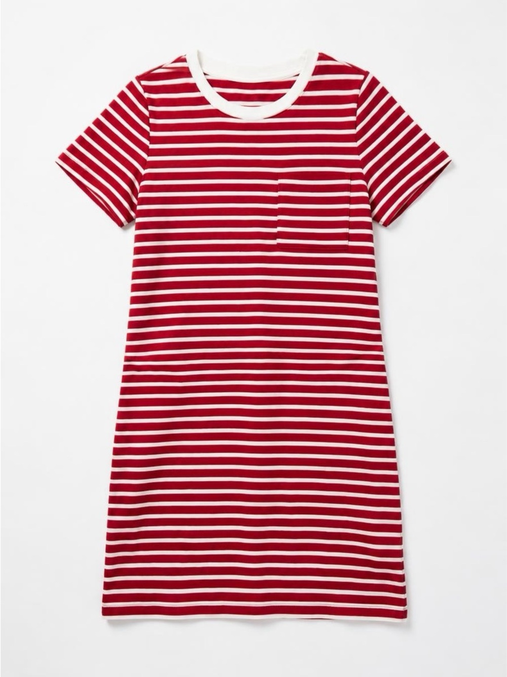 Banana Republic Red and White Striped Mini Dress
